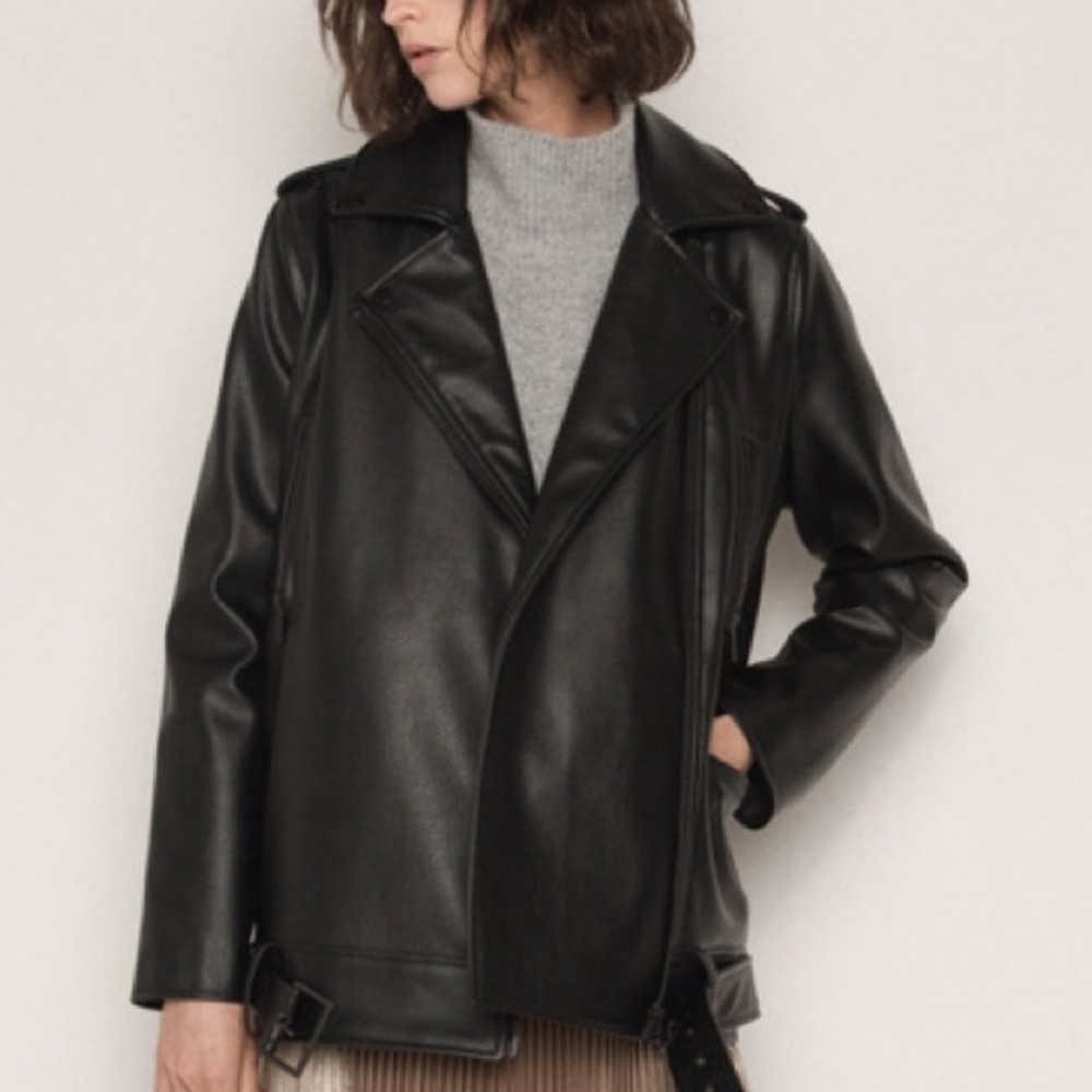 Oak+Fort - Oversized Moto Jacket